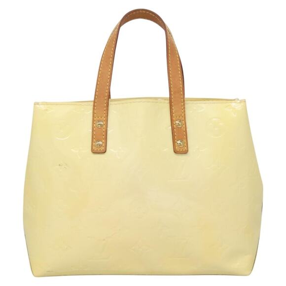 LOUIS VUITTON Monogram Vernis Reade PM Hand Bag Perle M91336 - Picture 13 of 16